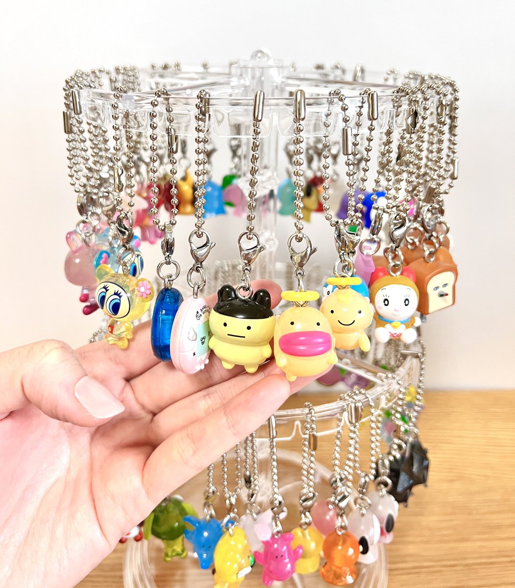 めじるしアクセサリーのディスプレイ収納 ガチャガチャで余ったボール