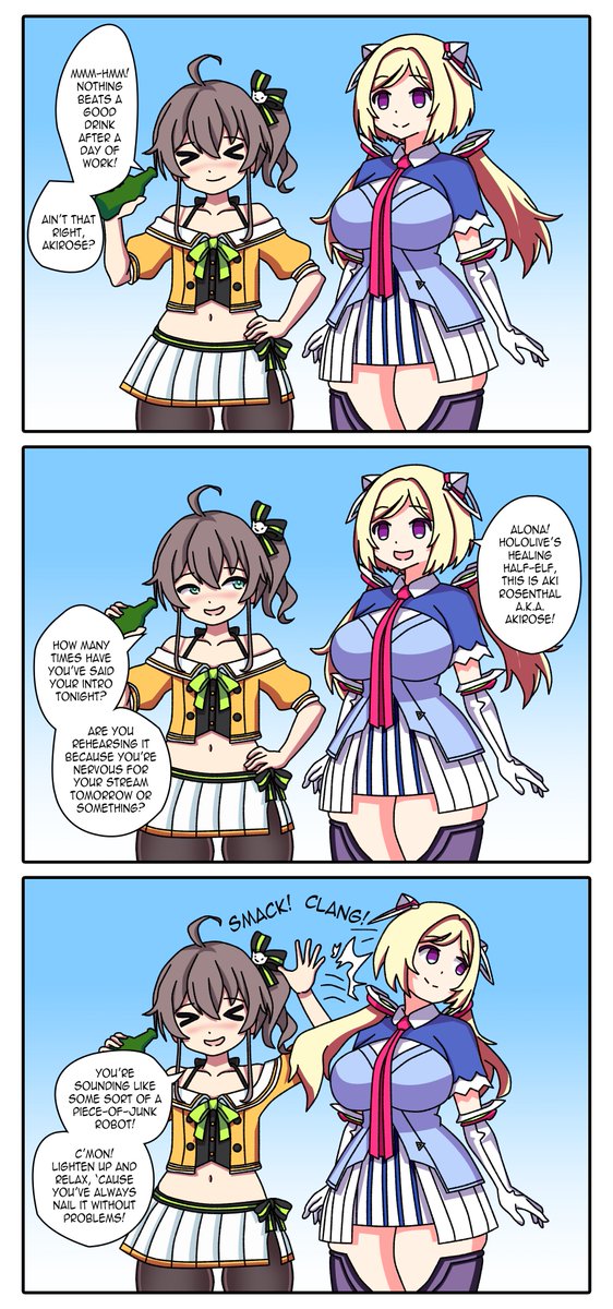 mechamaiden78's tweet photo. Aki "Fake"senthal/アキ "にせ"ンタール
Random idea that I had in mind for April Fools but couldn't make it in time
(DeepL) エイプリルフール用に思いついた思いつきのアイデアだが、間に合わなかった。

※ 日本語機械翻訳なし。申し訳ありません。
#祭絵
#Akimage
#アロ絵 
#メカバレ 
#ロボ娘 https://t.co/VSXgVWe6Oe