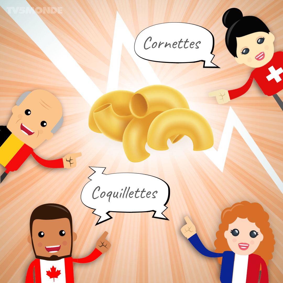 TV5MONDEAsia's tweet photo. 🇨🇭Le saviez-vous ? La #coquillette est connue sous le nom de #cornette en #Suisse.
#fle #parlerfrancais https://t.co/JMQfUXIu8w