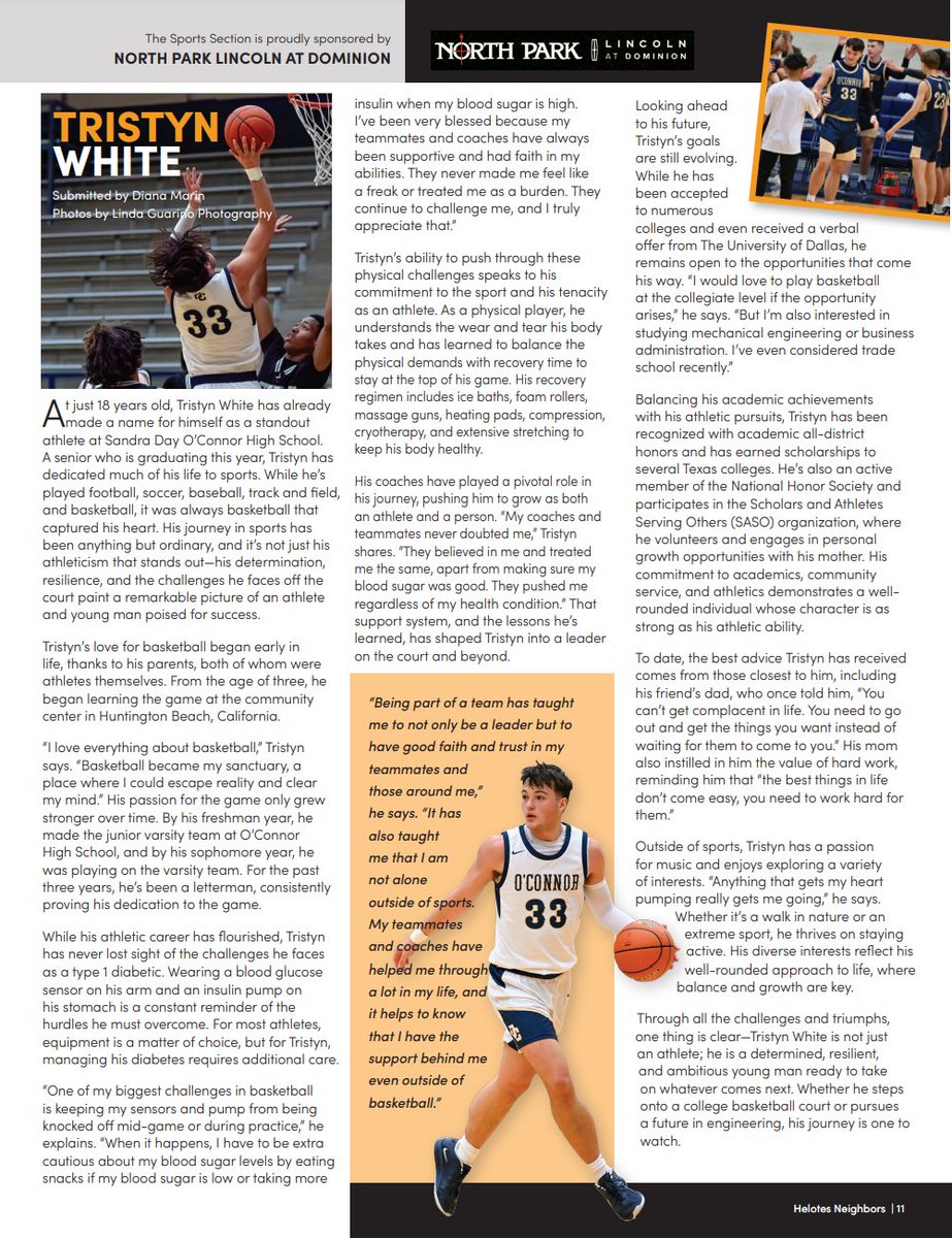 O’Connor HS Athletics tweet media
