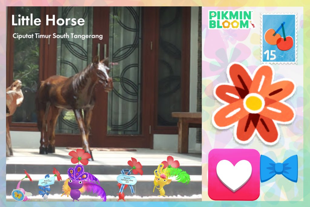 Mmin_bloom's tweet photo. うま🐎🎠🐎🎠
ありがとうございます🫶💞
#ピクミンブルーム　#PikminBloom https://t.co/ElunHXAqfG