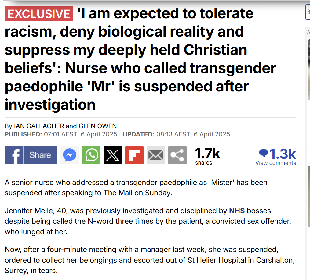 <a href="/jk_rowling/">J.K. Rowling</a> When you look into the story, it's even WORSE. 

The nurse isn't wrong in her views and I 100% support her, so should everyone else!