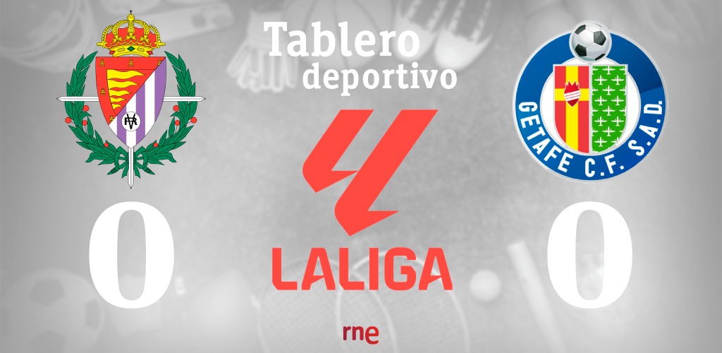 Tablero Deportivo RNE (@tablero_rne) on Twitter photo 🫣 ¡Duelo de la zona baja para la media tarde!
⏰ 18:30
🏟️ José Zorrilla
🏆 #LaLiga
⚽️ Real Valladolid 🆚 Getafe C.F.
🎙️ <a href="/Fercare24/">Fernando Cardenal</a> y Juan Carlos Díaz
🗣️ <a href="/17_onesimo/">Onésimo Sánchez</a>
🔴 DIRECTO | <a href="/rne/">Radio Nacional</a>
📲 rtve.es/rneaudio 🫣 ¡Duelo de la zona baja para la media tarde!
⏰ 18:30
🏟️ José Zorrilla
🏆 #LaLiga
⚽️ Real Valladolid 🆚 Getafe C.F.
🎙️ <a href="/Fercare24/">Fernando Cardenal</a> y Juan Carlos Díaz
🗣️ <a href="/17_onesimo/">Onésimo Sánchez</a>
🔴 DIRECTO | <a href="/rne/">Radio Nacional</a>
📲 rtve.es/rneaudio