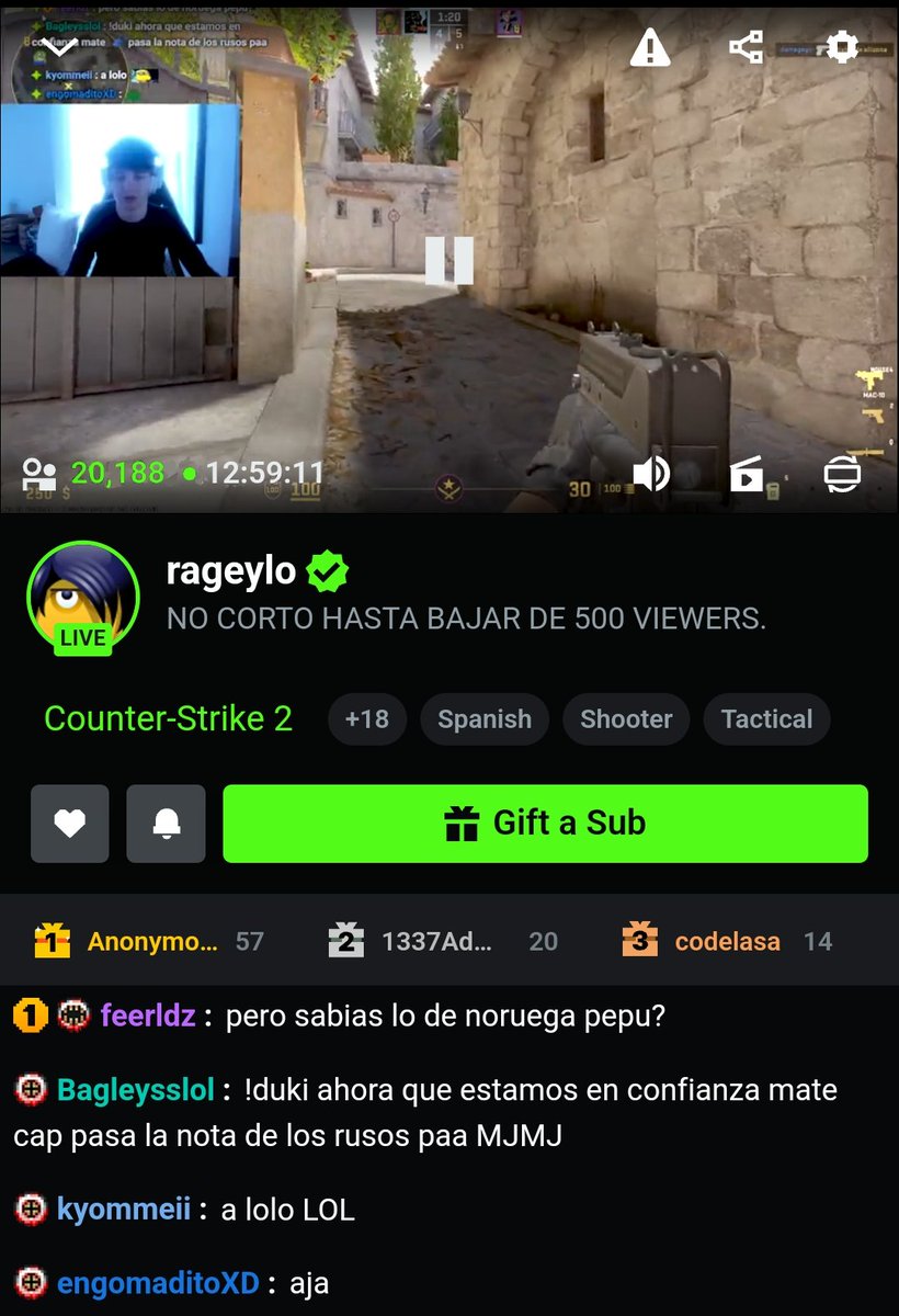 Nadie habla de los viewers que farmeo el pepu?? RatgeHD