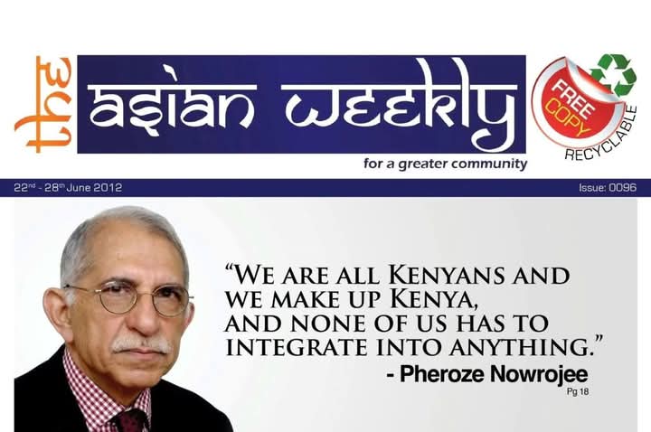 Ambreena Manji (@ambreenamanji) on Twitter photo We are saying goodbye to an honourable and humble Kenyan of great courage. Pumzika pahali pema peponi, Pheroze. We are saying goodbye to an honourable and humble Kenyan of great courage. Pumzika pahali pema peponi, Pheroze.