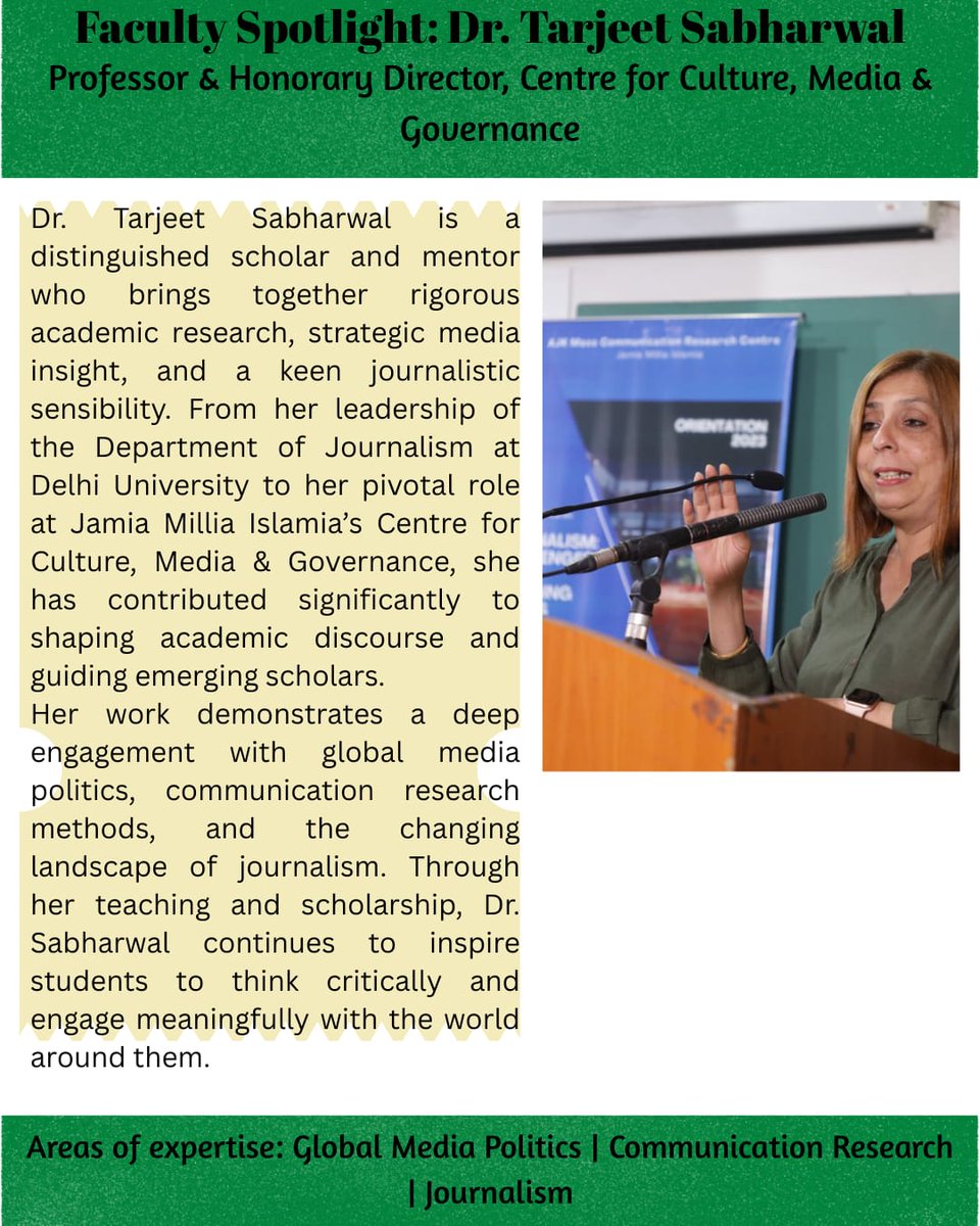 ccmg_jmi's tweet photo. At the heart of CCMG is a diverse faculty whose work spans continents, disciplines, and media forms. From digital democracies and platform capitalism to media diversity, public discourse, and cultural memory — their research blends critical insight with real-world relevance. https://t.co/HSsL4xtWx4