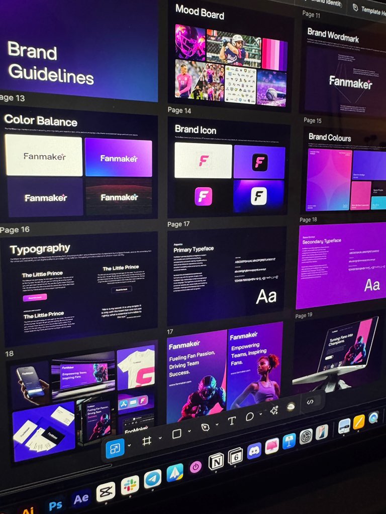 Fanmaker Brand identity done by me.