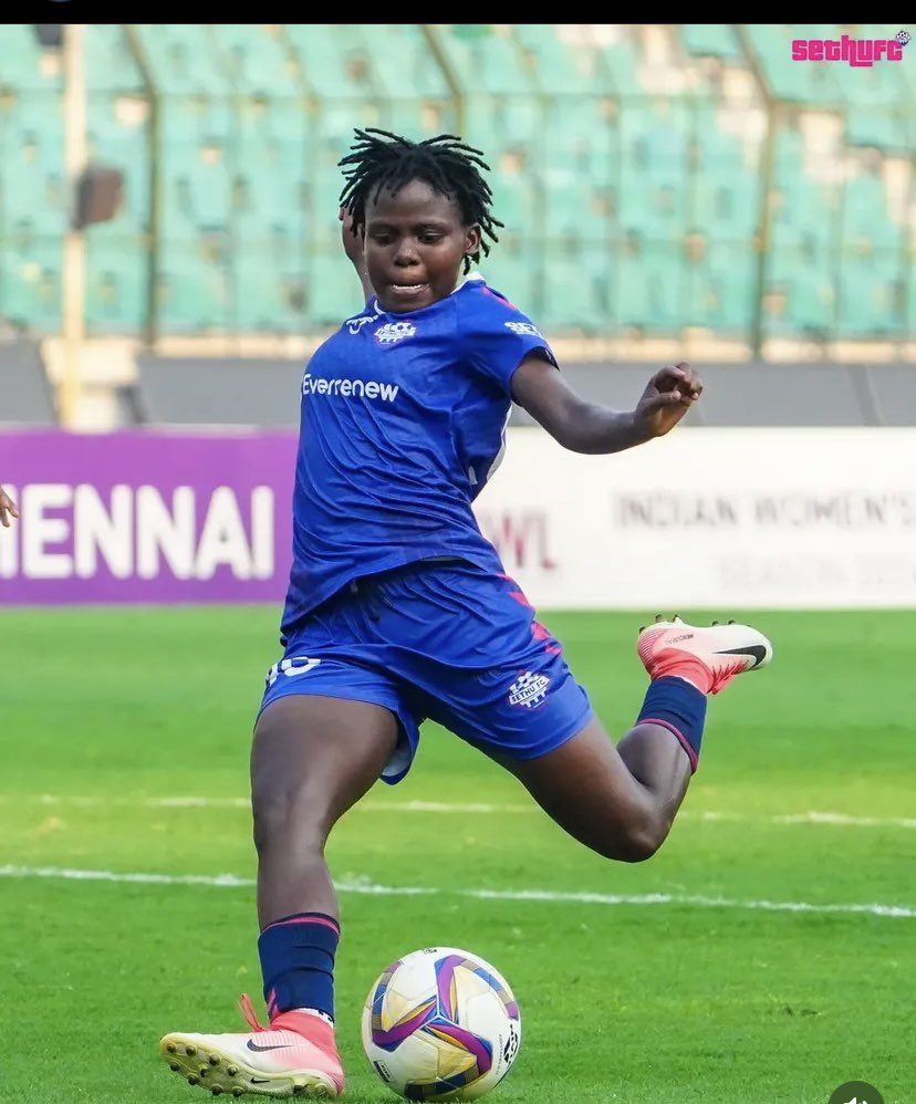 Well-done my coralmate  so proud of u <a href="/HadijahNandago/">Nandago Hadijah</a> again on scoresheet new 🆕 home 👉<a href="/SethuFCMadurai/">Sethu FC</a> 🥰