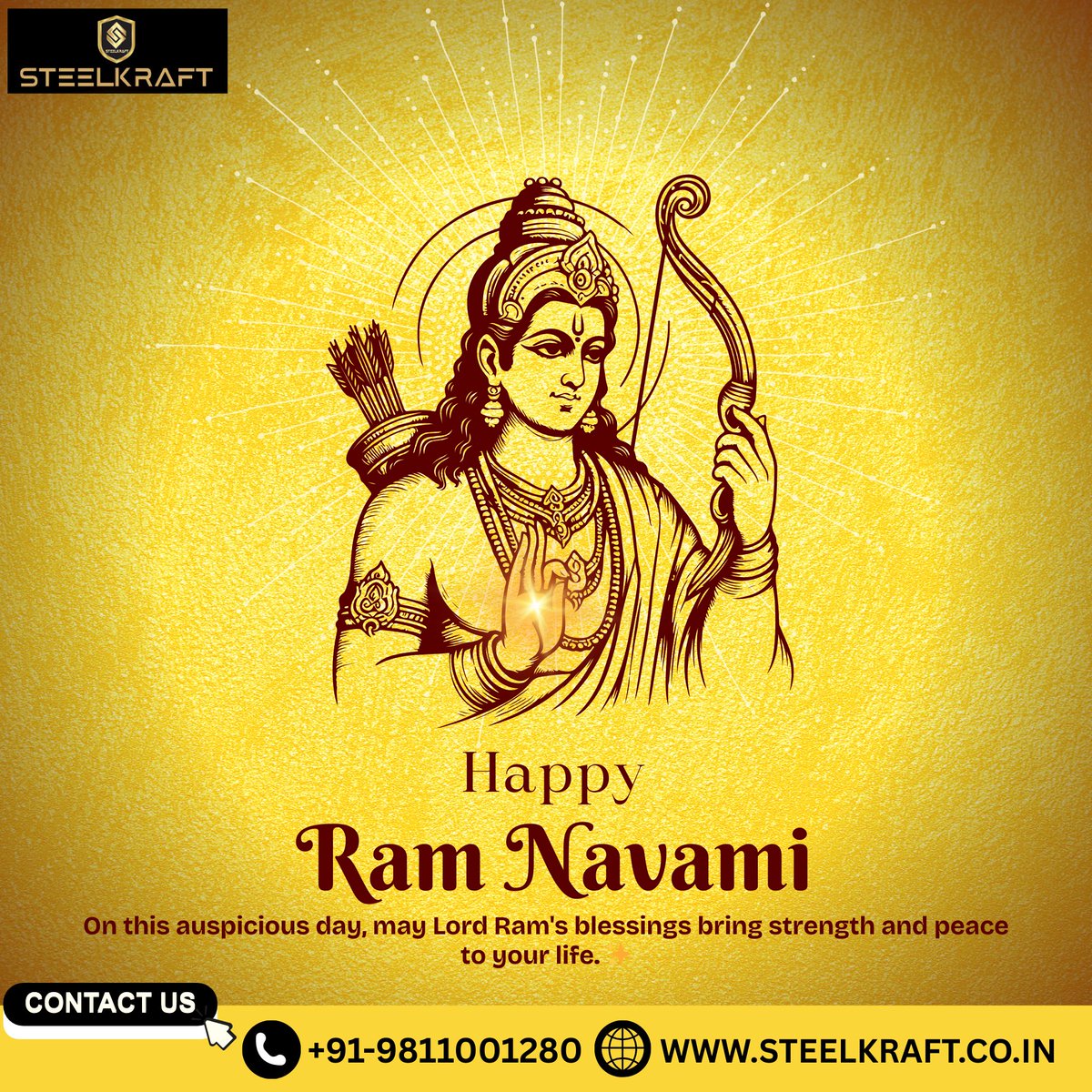 aceenterprises0's tweet photo. 🕉️ Happy Ram Navami
On this auspicious day, may the divine blessings of Lord Ram fill your life with strength, wisdom, and peace. ✨
Wishing you and your loved ones a day filled with positivity and devotion. 🙏
📞 +91-9811001280
🌐 https://t.co/ozjzJBx4e2
#RamNavami https://t.co/lcMWXTMcdU