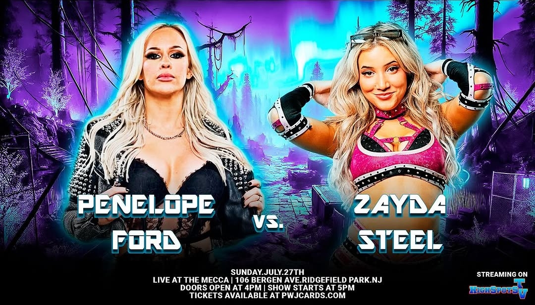 Penelope Ford Takes on Zayda Steel at PWJ Damaged Goods 2 dlvr.it/TJzvJk