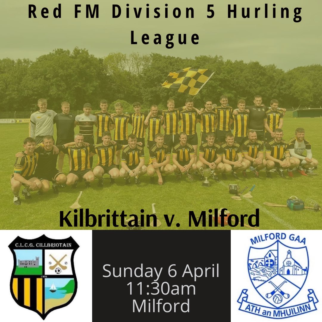 Results
<a href="/MilfordGAA/">Milford GAA</a> 1-24
<a href="/kilbrittaingaa/">Kilbrittain Gaa</a> 1-20
<a href="/BigRedBench/">RedFM Sport</a>