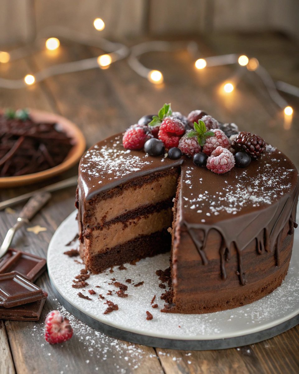 Recipessbig's tweet photo. Decadent Chocolate Cake 🍫🎂Description:
Indulge in the ultimate chocolate lover’s dream with our Decadent Chocolate Cake 🍫✨. https://t.co/5MONnmQLfC