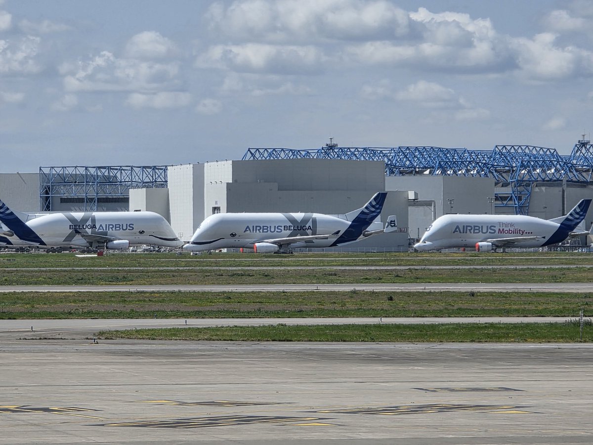 I found a Beluga, which is the only reason I am here! Now the adventure can continue to the next destination ✈️🏖️ #Airbus #beluga