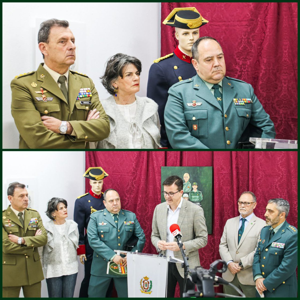 Retirados Asociados Guardia Civil de España 🇪🇸 (@ragceasociados) on Twitter photo El pintor <a href="/JOSEMAN66556311/">JOSE MANUEL OTERO ART</a> y #RAGCE inauguran en Estepa la exposición “Héroes Anónimos”, un homenaje a la <a href="/guardiacivil/">Guardia Civil</a>
El Museo Padre Martín Recio de Estepa (Sevilla) acoge desde el pasado 4 de abril la exposición de pintura “Héroes Anónimos”
<a href="/AytodeEstepa/">Ayto. de Estepa</a>
#SiempreGuardiaCivil El pintor <a href="/JOSEMAN66556311/">JOSE MANUEL OTERO ART</a> y #RAGCE inauguran en Estepa la exposición “Héroes Anónimos”, un homenaje a la <a href="/guardiacivil/">Guardia Civil</a>
El Museo Padre Martín Recio de Estepa (Sevilla) acoge desde el pasado 4 de abril la exposición de pintura “Héroes Anónimos”
<a href="/AytodeEstepa/">Ayto. de Estepa</a>
#SiempreGuardiaCivil