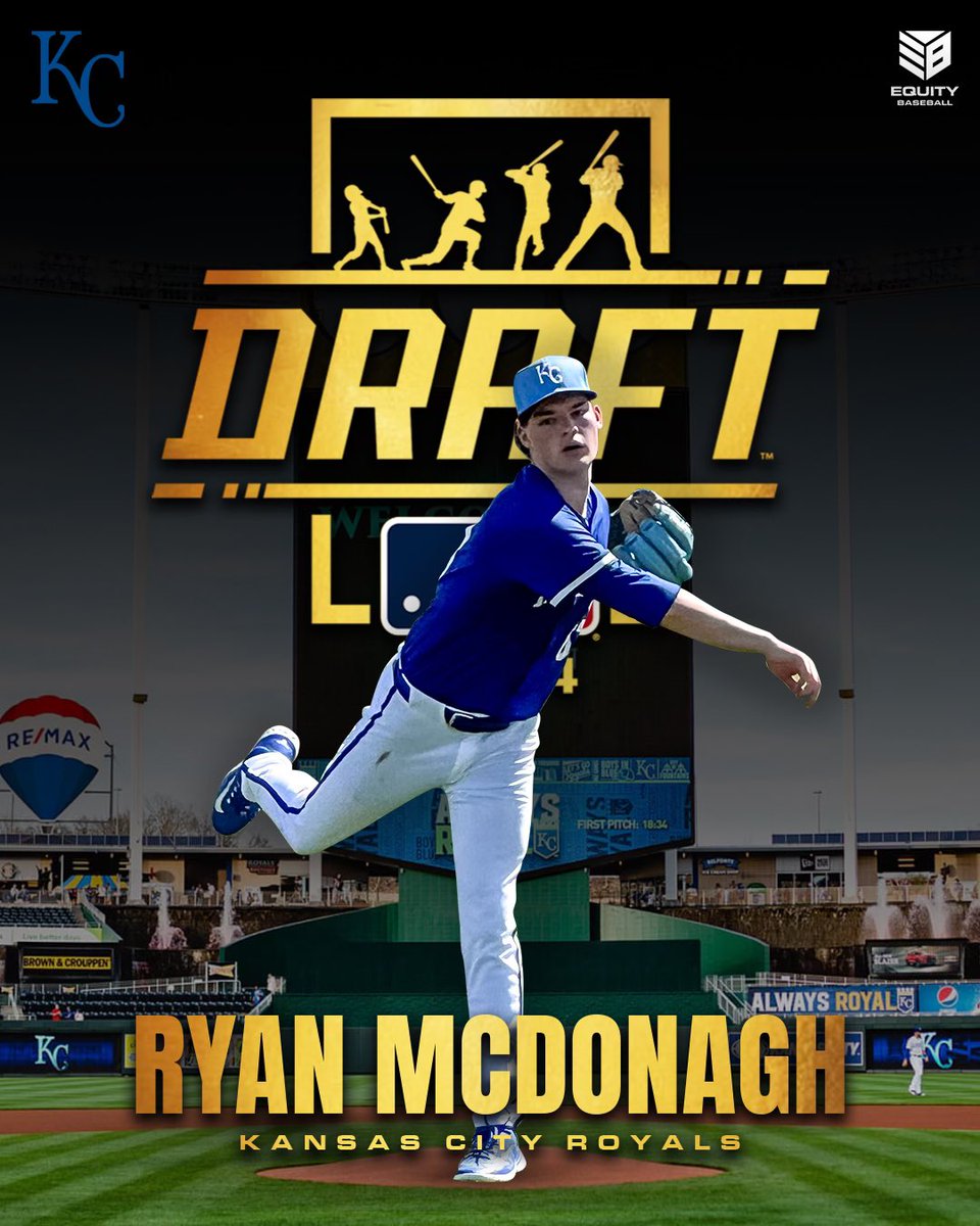 equitybaseball's tweet image. Congratulations @ryan_mcdonagh22 on signing with the @Royals as an undrafted free agent securing an unprecedented record signing bonus for a RHP