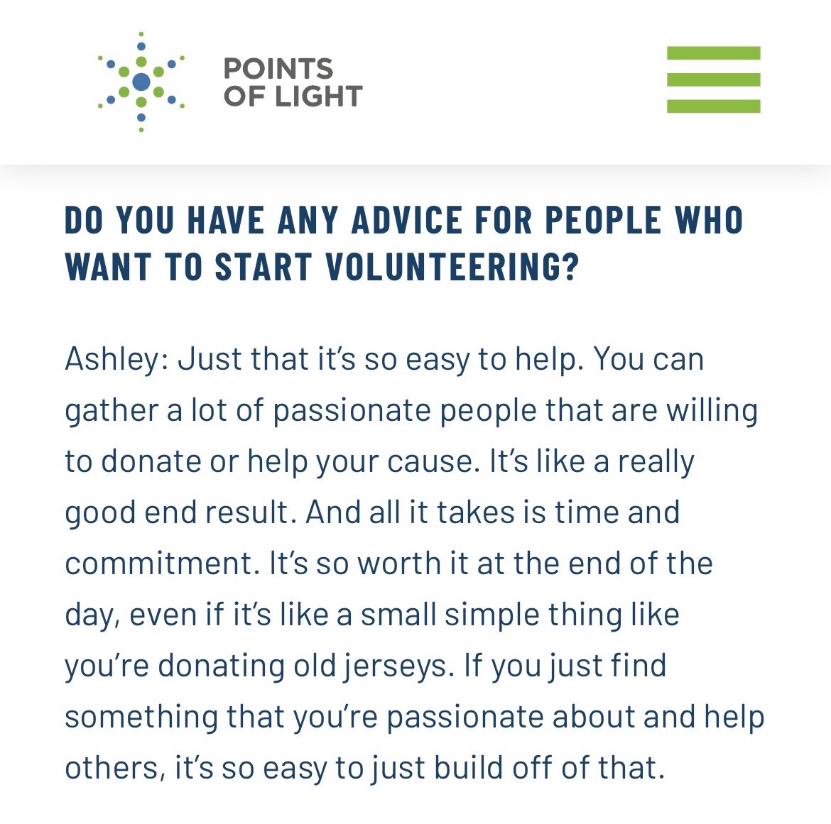 Sydney Mednik (@sydneymednik) on Twitter photo Happy Good Deeds Day! Thanks <a href="/PointsofLight/">Points of Light</a> for the Point of Light Award & highlighting the volunteer work my sister, <a href="/AshleyMednik/">Ashley Mednik</a> & I do providing soccer uniforms to impoverished children around the world on behalf of our non-profit organization, Pass with Purpose. It’s always Happy Good Deeds Day! Thanks <a href="/PointsofLight/">Points of Light</a> for the Point of Light Award & highlighting the volunteer work my sister, <a href="/AshleyMednik/">Ashley Mednik</a> & I do providing soccer uniforms to impoverished children around the world on behalf of our non-profit organization, Pass with Purpose. It’s always