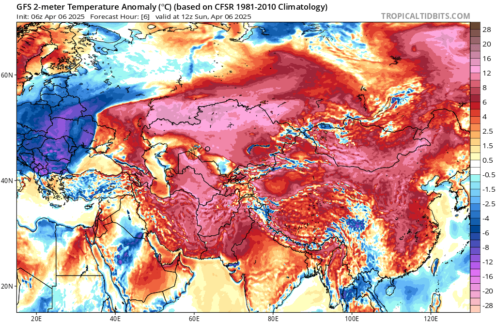 extremetemps's tweet photo. HISTORIC HEAT WAVE IN INDIA AND PAKISTAN
🇵🇰
47.0 Nawabshah,46.0 Sibi, 45.5 Pad Idan,45.0 Hyderabad and Rohri

Unprecedented heat for this time of the year in Rajastan 🇮🇳
45.6 Barmer,45.0 Jaisalmer 

It will be even hotter tomorrow!
10 historic unbelievable days ahead for all Asia https://t.co/Ulsp8BVPzW