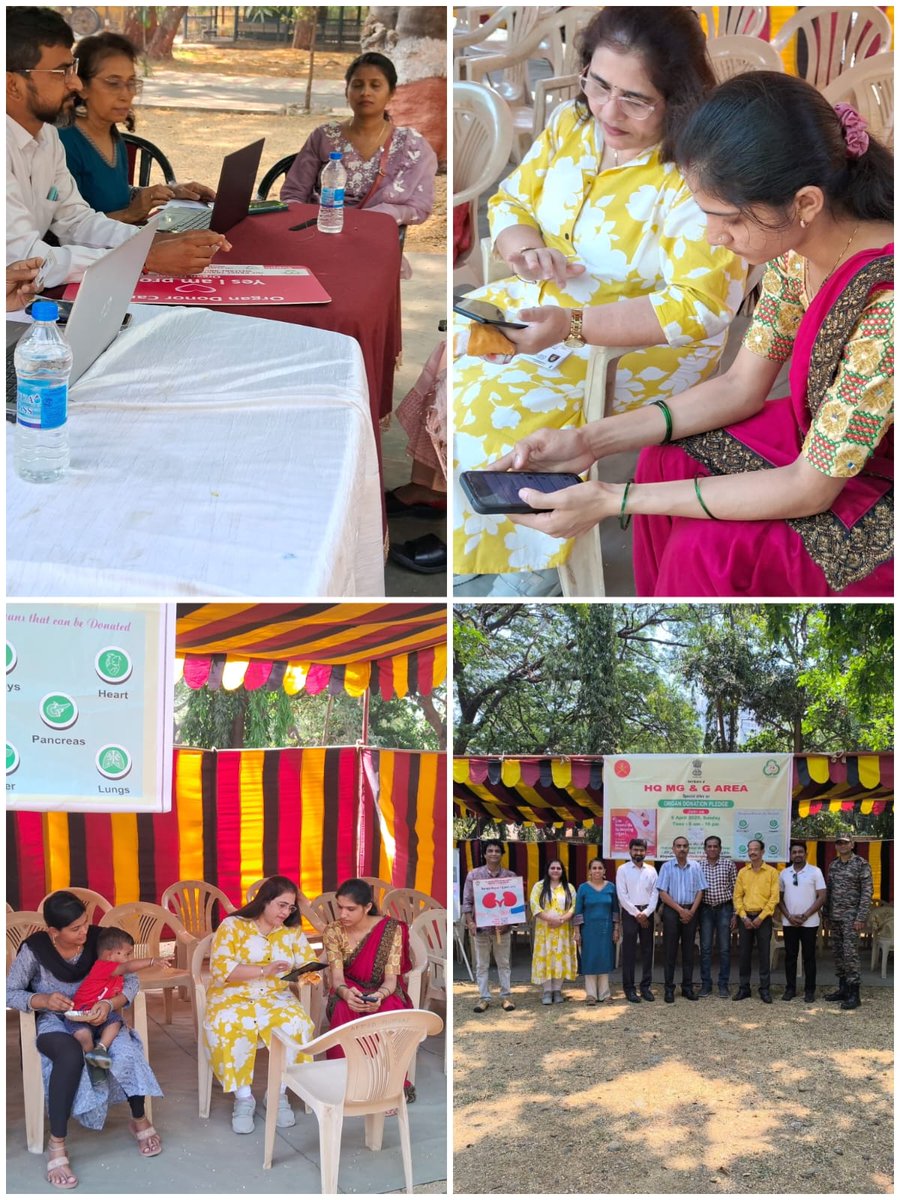 Organ donation awareness drive at Kandivali military centre, Mumbai with Indian army