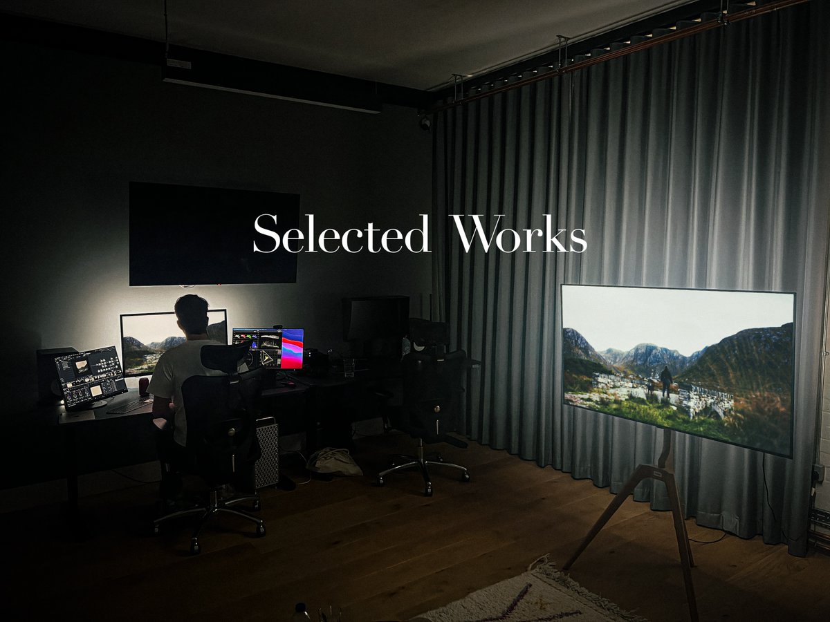 Huge shoutout to Selected Works in London for their magic on the colour grade of this project 🎨

Grateful to work with such pros—consistent, creative, and just all-around wizards 🧙

Can’t wait to share more soon—stay tuned, eyes peeled 👀🎬✨