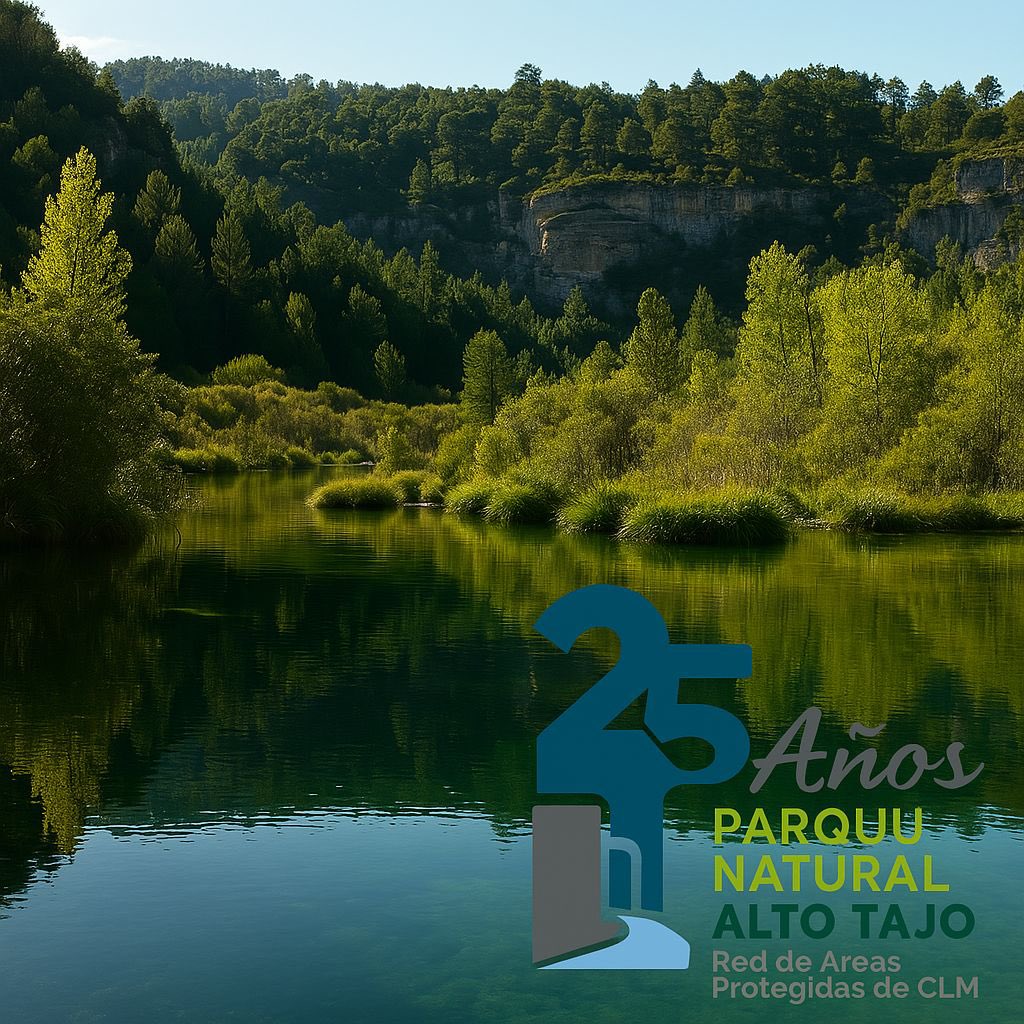 🎂El Parque Natural del Alto Tajo cumple 25 años

Un cuarto de siglo cuidando, protegiendo y compartiendo uno de los tesoros naturales más impresionantes de España.

¡Feliz 25 aniversario, Parque Natural del Alto Tajo! 🎈🎁🥳