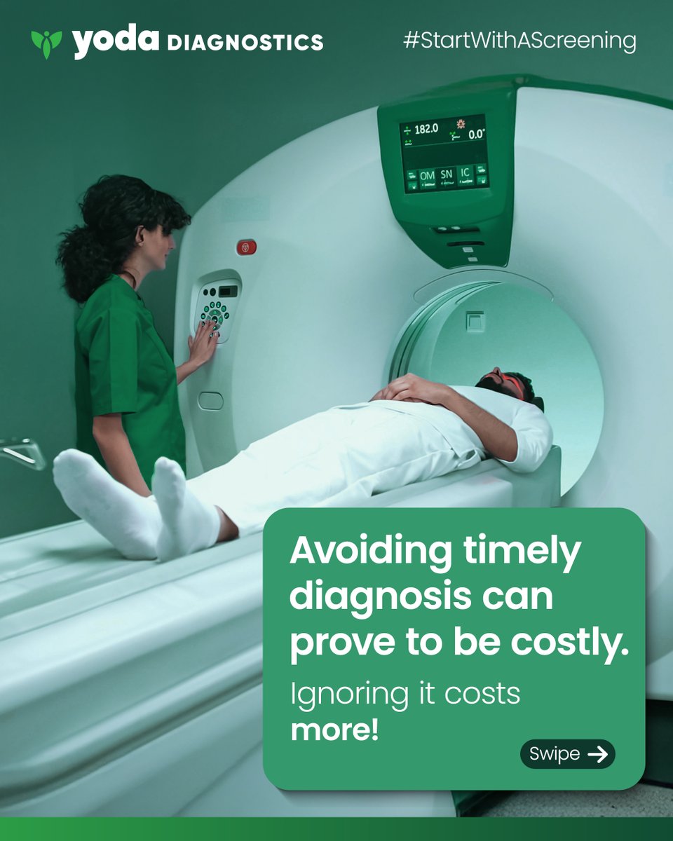 mryoda_official's tweet image. Is Diagnostics Costly? Think Again!
Your health is an investment, not an expense. Early detection can save you from costly treatments later. Take control today—because prevention is always better than the cure.

#StartWithAScreening today &amp;amp; save yourself from costly treatments!