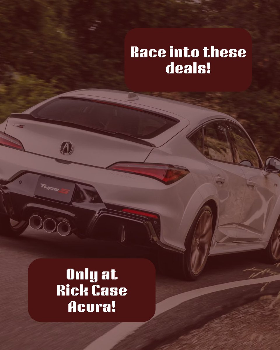 rickcaseacura's tweet photo. https://t.co/B2Ar7qa0Yd
#RickCaseAcura #Acura #savingsunday #rickcase #RDX #dealerships #rickcaseautomotivegroup #carshopping #shopping #acuranation #carcare #autoservice #savings #save #newtires #takecareofyou #cars #MDX #acuratypes #integra #tlx #rdx #ZDX https://t.co/96La1rl3Pi