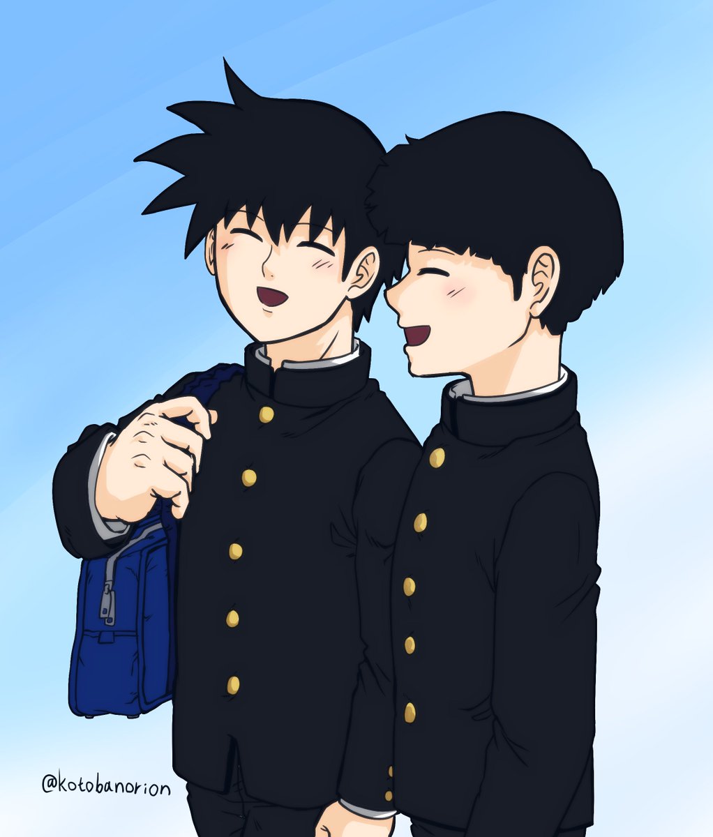 影山兄弟(再掲)   
#モブサイコ100 #MobPsycho100 #イラスト