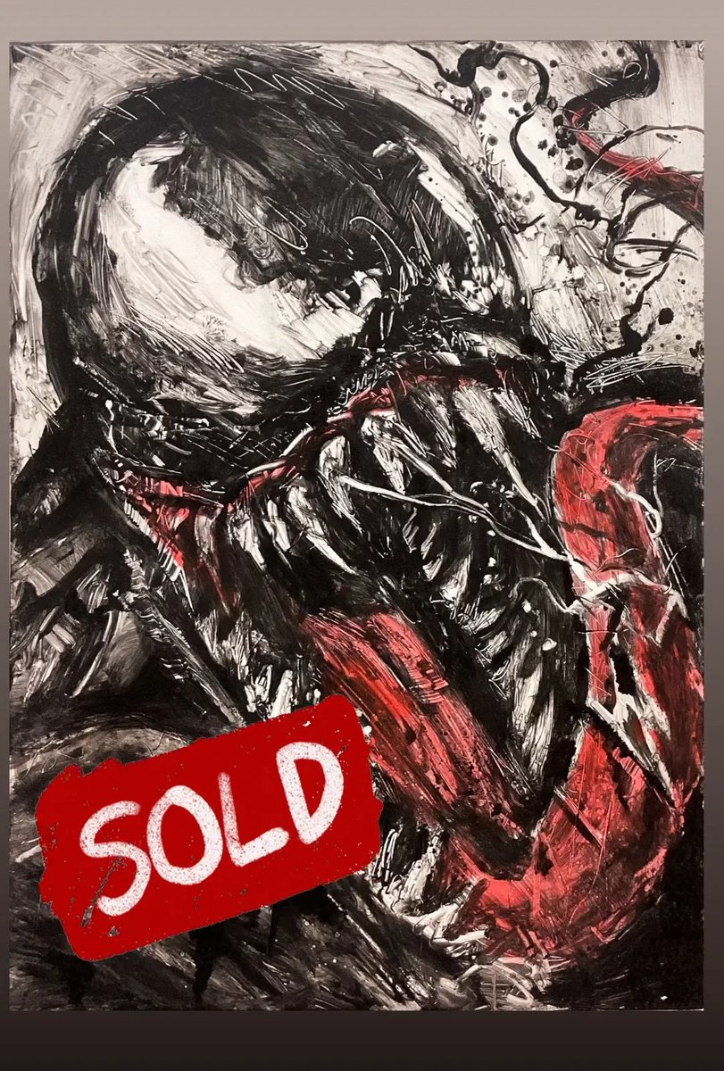 Jinja_Ninja_78's tweet image. A happy customer from @WonderCon went home with this picture. Thank you so much for the support! 

#wondercon #venom #wondercon2025