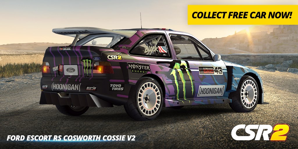 CSRRacing's tweet photo. 🏁 LAST CALL, RACERS! The KEN BLOCK 4/3 event is almost over — have you claimed your FREE Ford Escort RS Cosworth COSSIE V2 yet?
Play CSR2 here: https://t.co/s9Ydj9Cxp0
#CSR2 #CSRRacing #43Institute #43Day #KB43VER #43i https://t.co/3omPsFLQJn