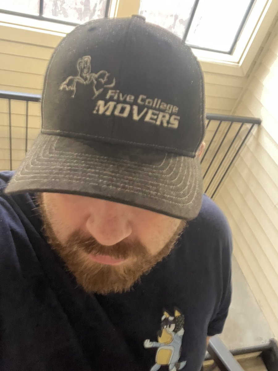 Matt Gingras (@realmattgingras) on Twitter photo I am briefly back from my hiatus to say everyone should hire <a href="/5CollegeMovers/">Five College Movers</a>. They’re so good we’re hiring them for a second time tomorrow.
Wearing the hat while preparing, feeling like the last pick in the draft I am briefly back from my hiatus to say everyone should hire <a href="/5CollegeMovers/">Five College Movers</a>. They’re so good we’re hiring them for a second time tomorrow.
Wearing the hat while preparing, feeling like the last pick in the draft