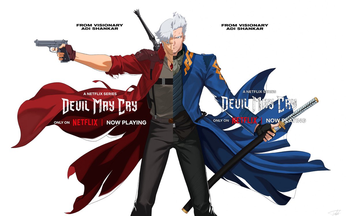 As someone in my comment section said: this goes hard!

I’d say: remember how we used to say?
Jackpot😈😈

<a href="/DevilMayCry/">Devil May Cry</a> <a href="/adishankarbrand/">Adi Shankar</a> <a href="/NetflixGeeked/">Netflix Geeked</a> <a href="/johnnyyongbosch/">Johnny Yong Bosch</a> 
#DevilMayCryNetflix #DevilMayCry #Netflix #vergil #fanart #capcom #illustraion #dmcnetflix #dmc