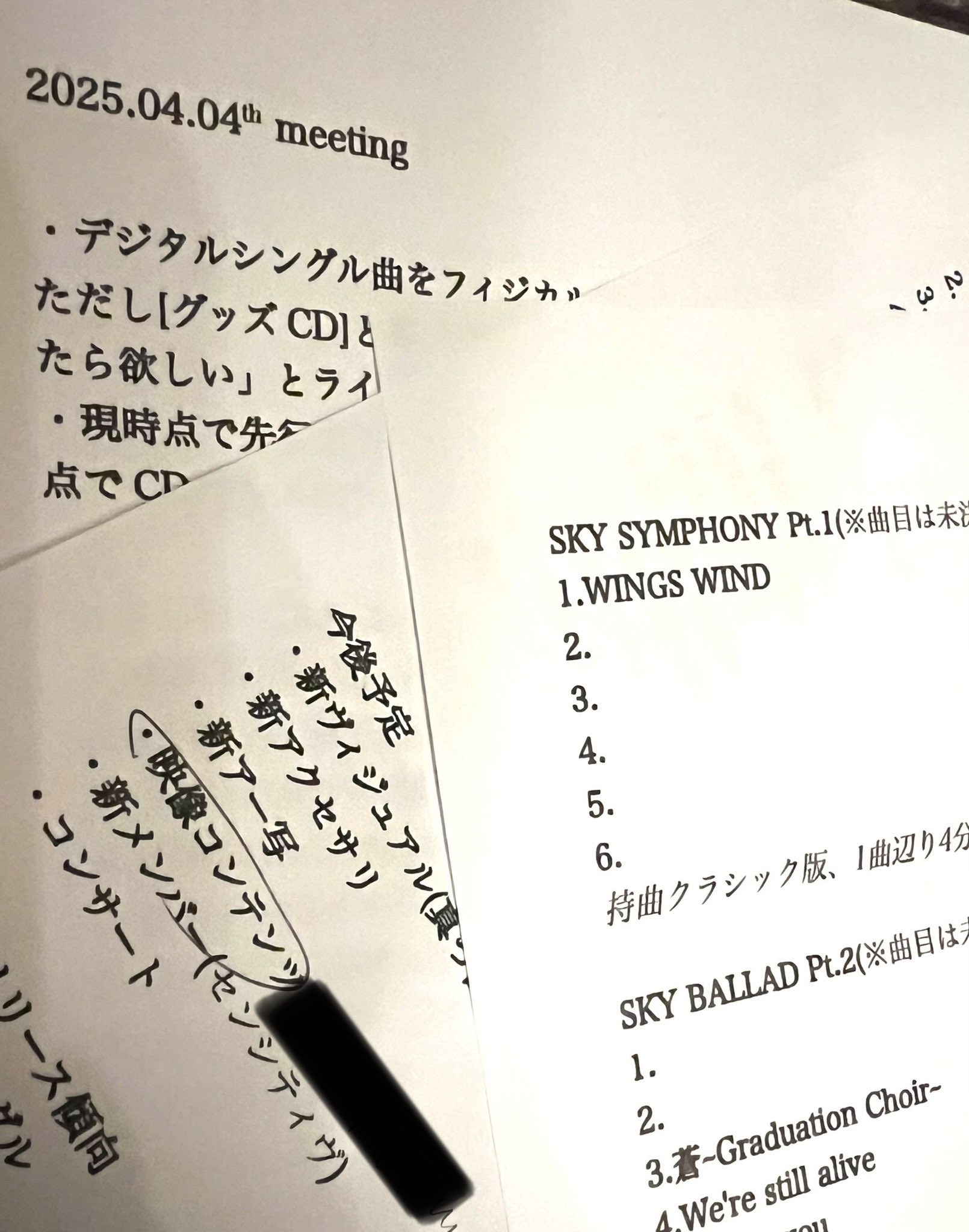 SKYWINGS/SKY ANTHEM Pt.1/ジャパメタ SKYWINGS🪽CD「SKY CARATS Pt.1」Sep.'25.release