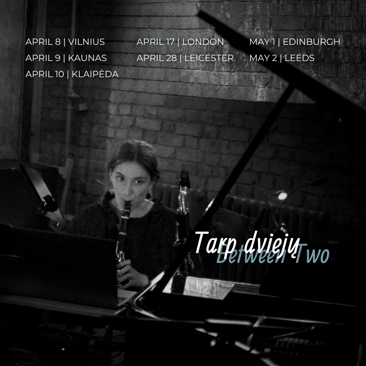 patrickel94's tweet image. Next week, @TerraInvisus begin their Lithuania and UK tour, 'Tarp dvieju/Between Two'.
I am grateful that they will be performing my work, 'Moments of Escapist Thoughts' in Vilnius, Klaipéda, London and Leeds!
Tickets:
linktr.ee/terrainvisus?f…