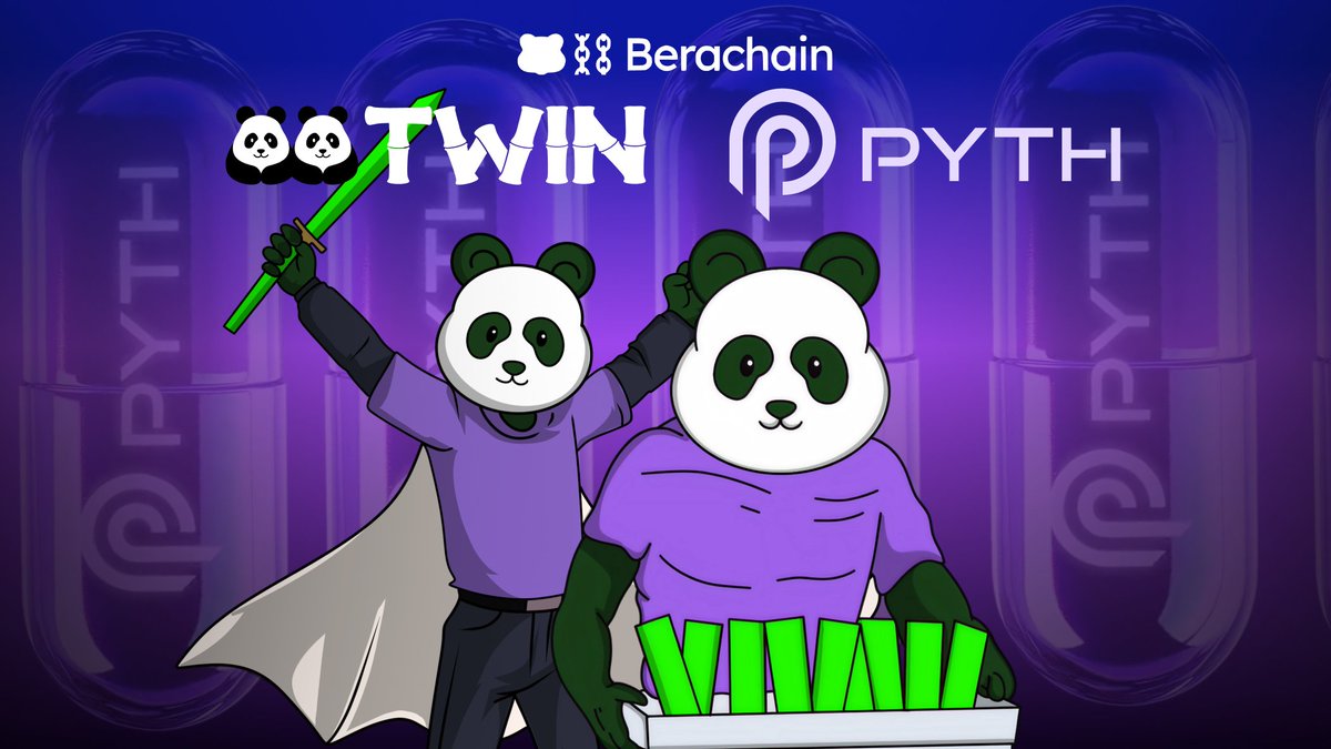 TWIN Finance (@twinfinance) on Twitter photo We're thrilled to announce our integration with <a href="/PythNetwork/">Pyth Network ๐ฎ</a> Oracle into TWIN Finance Smart Contracts for DeFi ready Synthetic Assets on <a href="/berachain/">Berachain Foundation ๐ปโ</a> ๐ฆ
Powered by Pyth - the price layer of the global financial market - TWIN brings Long & Short synthetic assets on RWAs like We're thrilled to announce our integration with <a href="/PythNetwork/">Pyth Network ๐ฎ</a> Oracle into TWIN Finance Smart Contracts for DeFi ready Synthetic Assets on <a href="/berachain/">Berachain Foundation ๐ปโ</a> ๐ฆ
Powered by Pyth - the price layer of the global financial market - TWIN brings Long & Short synthetic assets on RWAs like