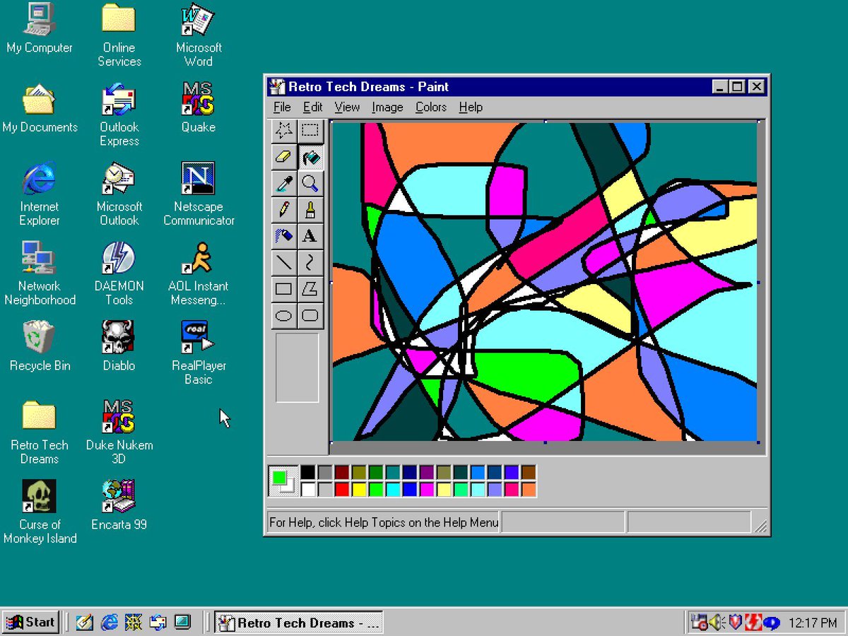 RetroTechDreams's tweet image. You know, I'm something of an artist myself