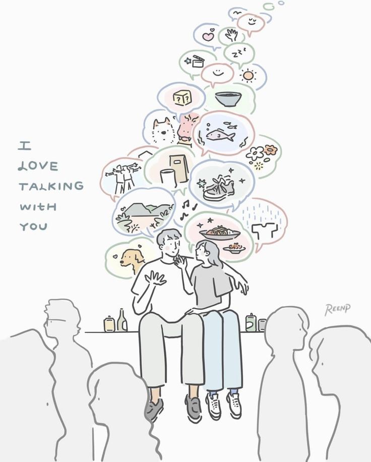 I love talking with you 🩷