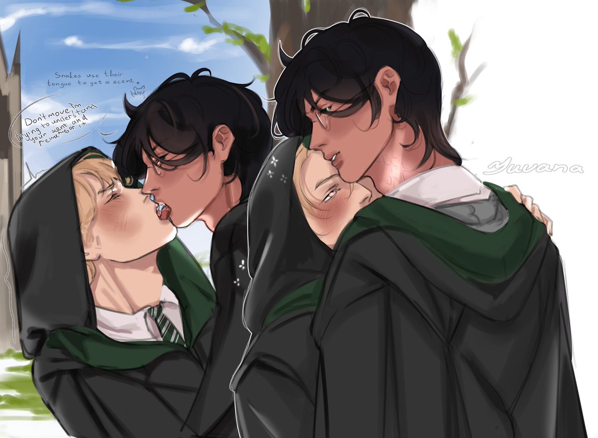 YUVIKO_art's tweet image. #drarry
🐍🐍🐍