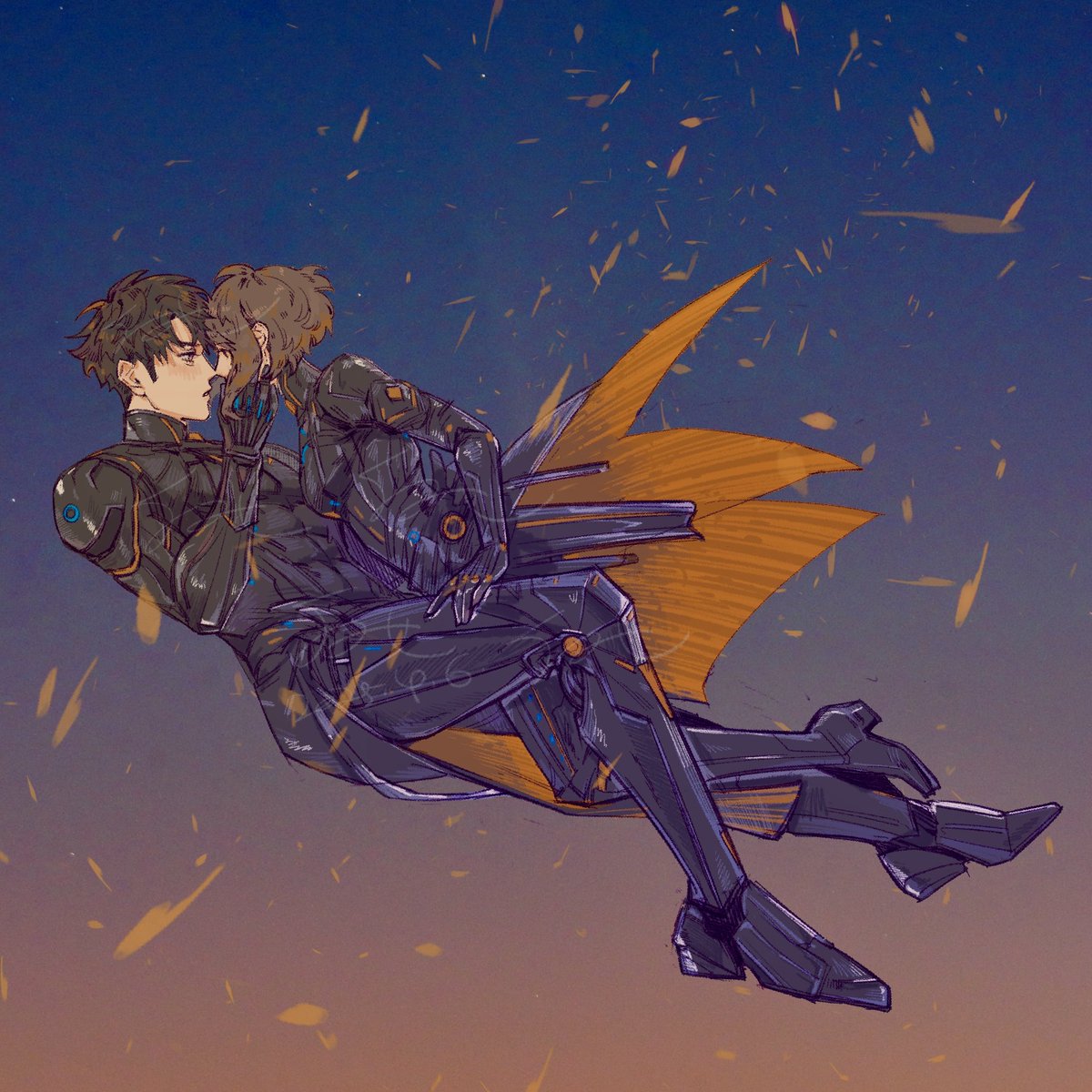 「Falling 」|-白也🤍低浮上のイラスト