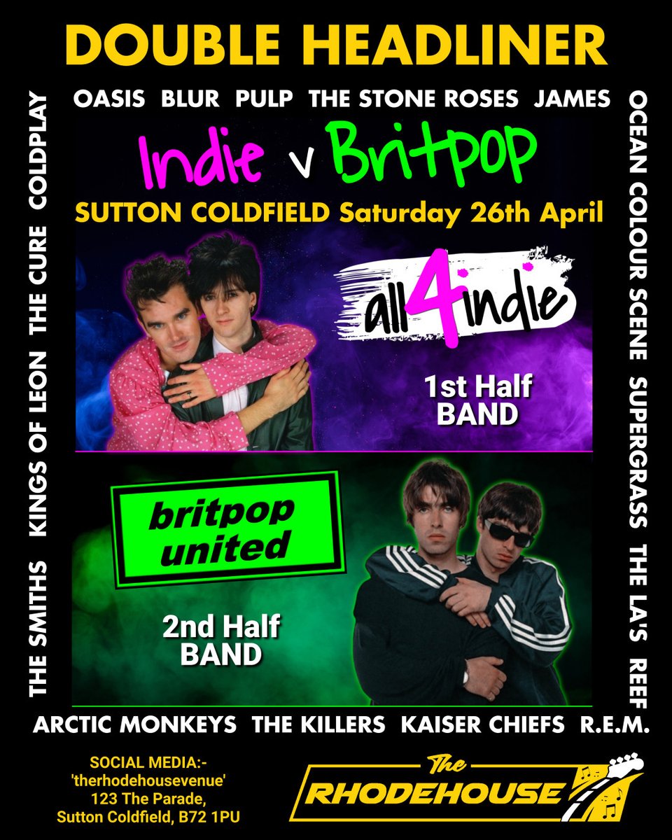 Britpop Tribute Band tweet media