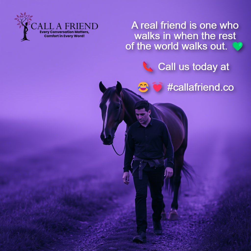 CallA33782's tweet photo. Real friends walk in when the world walks out.

Call us today at 💚🩵💙

#callafriend.co

#call#a#friend#support#wearelistening#phone https://t.co/44kcgKendT