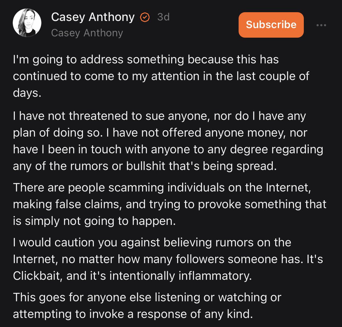 Casey Anthony Texts