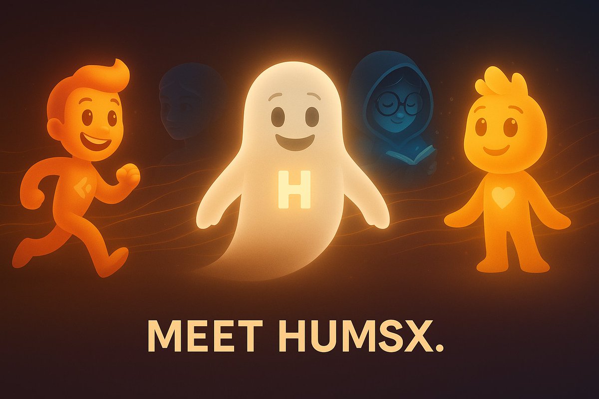 HUChainNetwork's tweet photo. Meet HUMSX.
He doesn’t act, feel, or think.
He pulses.
Born from your energy.
He is the HUMAScoin.

#HUMAScoin #HUMSX #HUNIT #HUMANenergy #HUMASSystem https://t.co/jrs7bccpZU