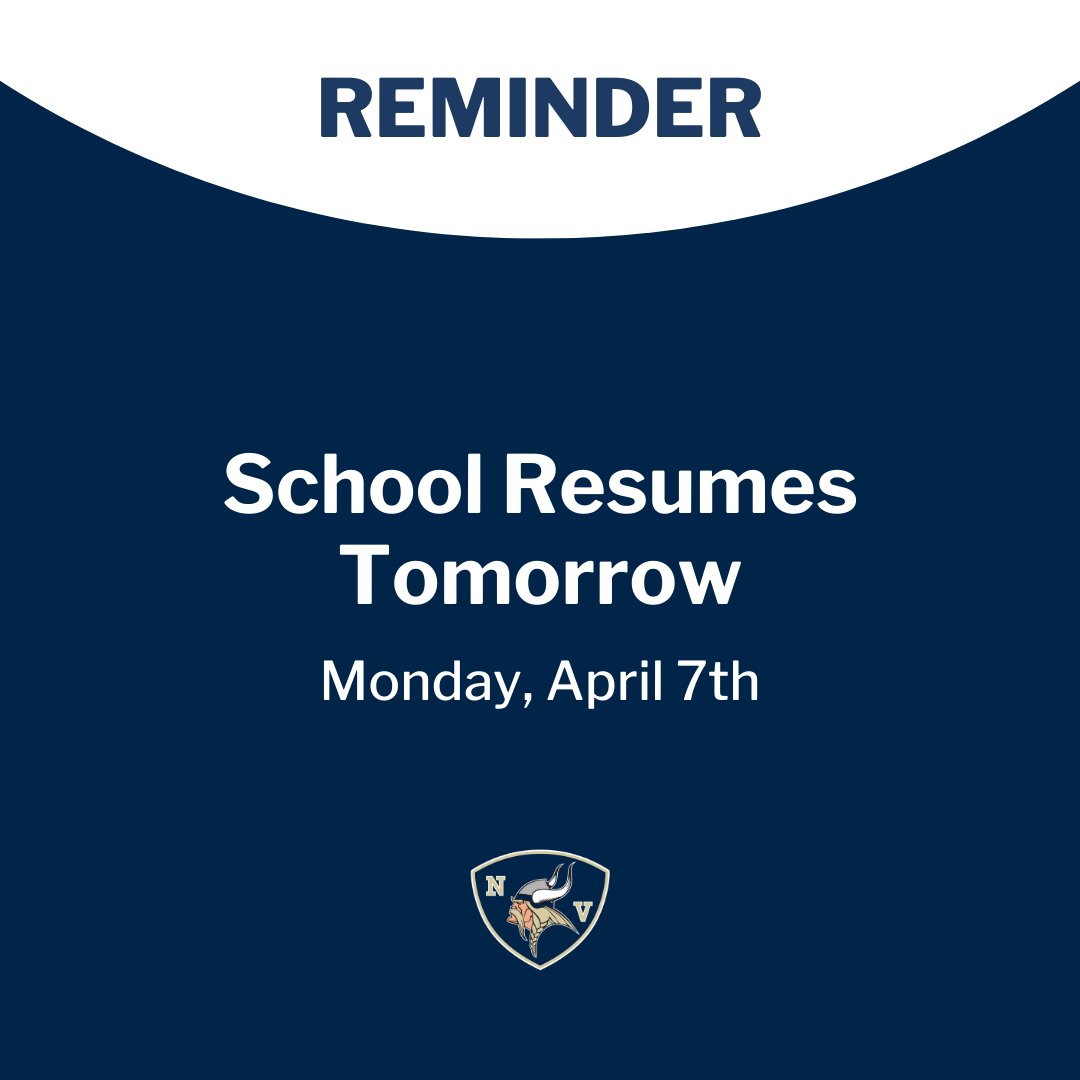 School resumes tomorrow. It's time to reset those alarms and pack those backpacks. We can’t wait to see you!