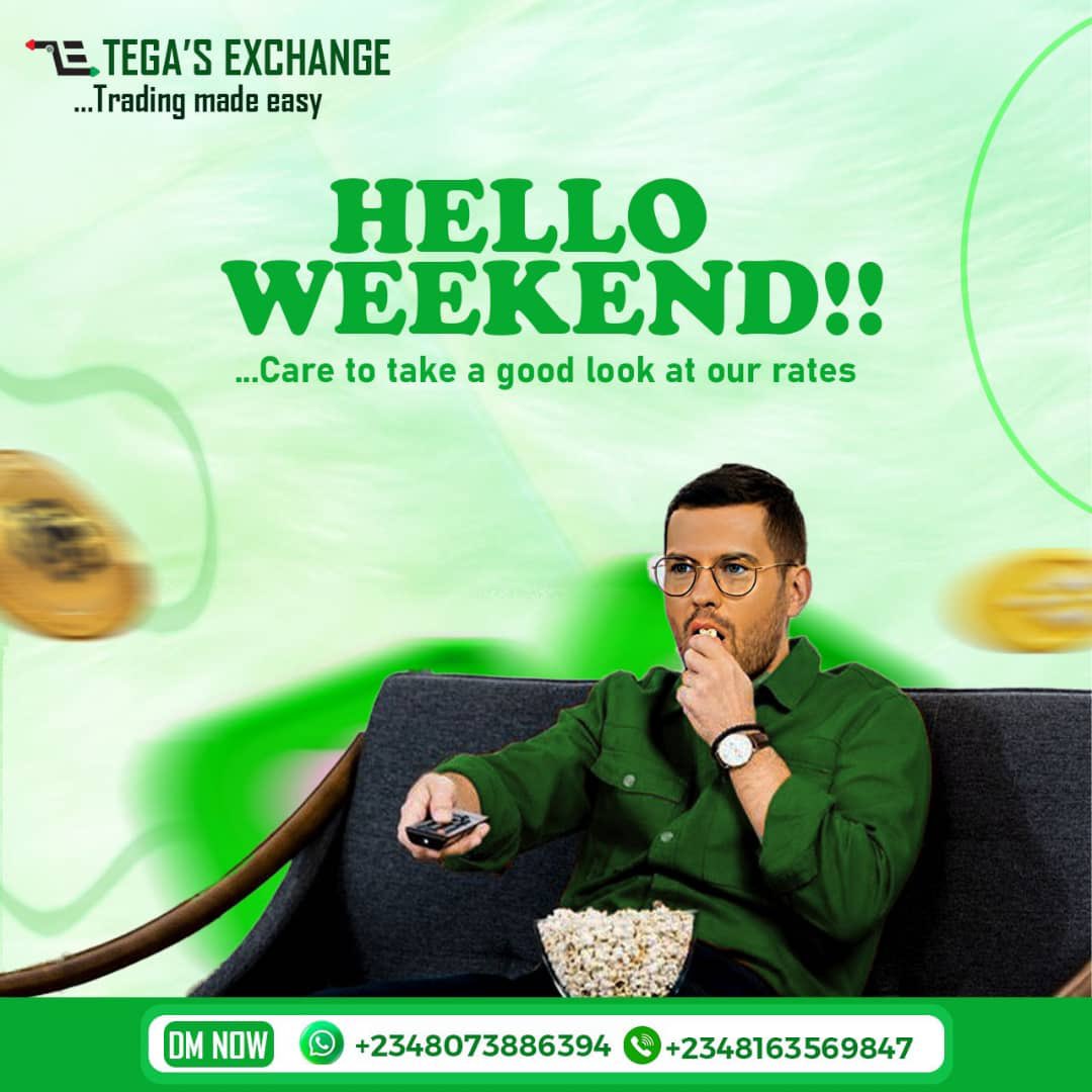 Weekend deals Get cash referrals when you share contacts of your friends who trade gift cards and cryptocurrency@TEGA EXCHANGE !! DM wa.link/w4k97s