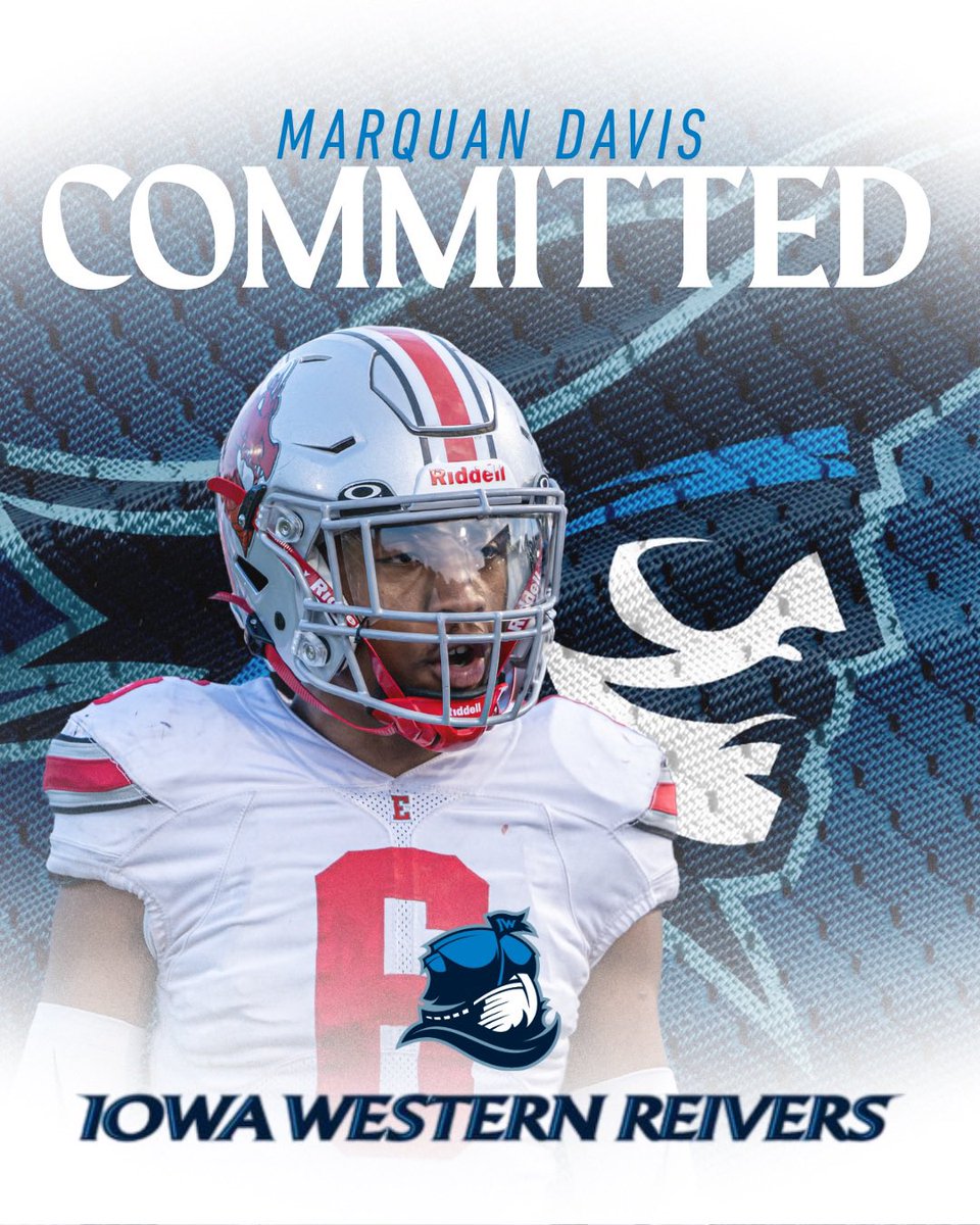 City Series DPOY DE Marquan Davis going to play for National Powerhouse Junior College Iowa Western CC 🐉