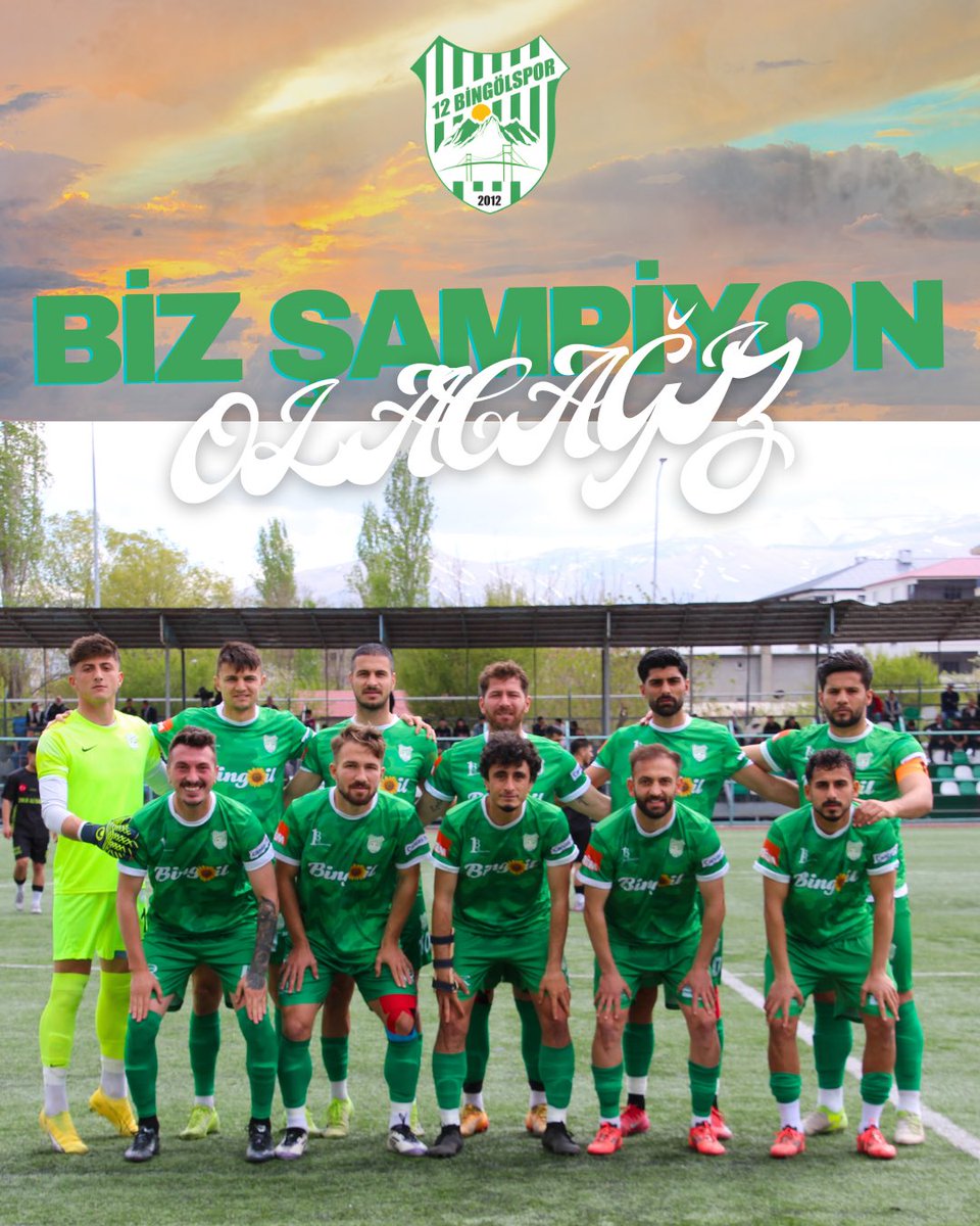 Erdalarikan12's tweet photo. Tebrikler takım 🙌 🏆 

Rakiplerimizin puan kaybı yaşadığı haftada Iğdıresspor’u 3-0 mağlup ederek yeniden liderlik koltuğuna oturan ve şampiyonluğa bir adım daha yaklaşan yeşil beyaz sevdamız 12 Bingölspor’umuzu yürekten kutluyorum. 
@12Bingolspor12 https://t.co/yehdtW89Wq