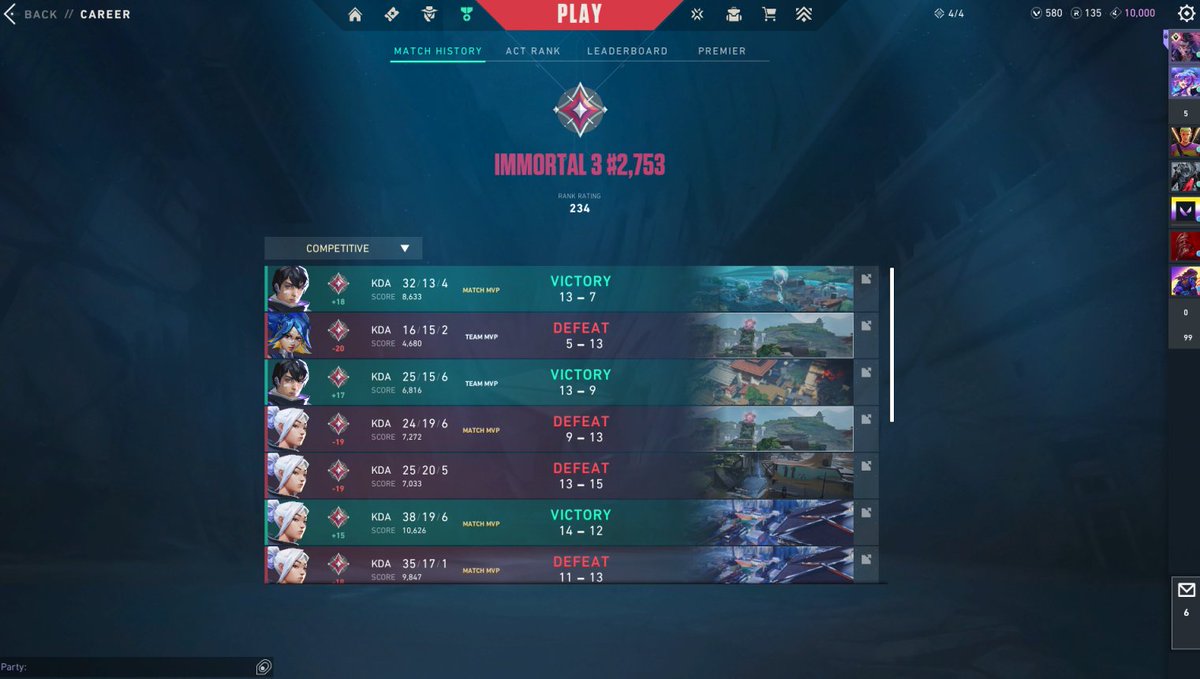 road to radiant with full mvps ?