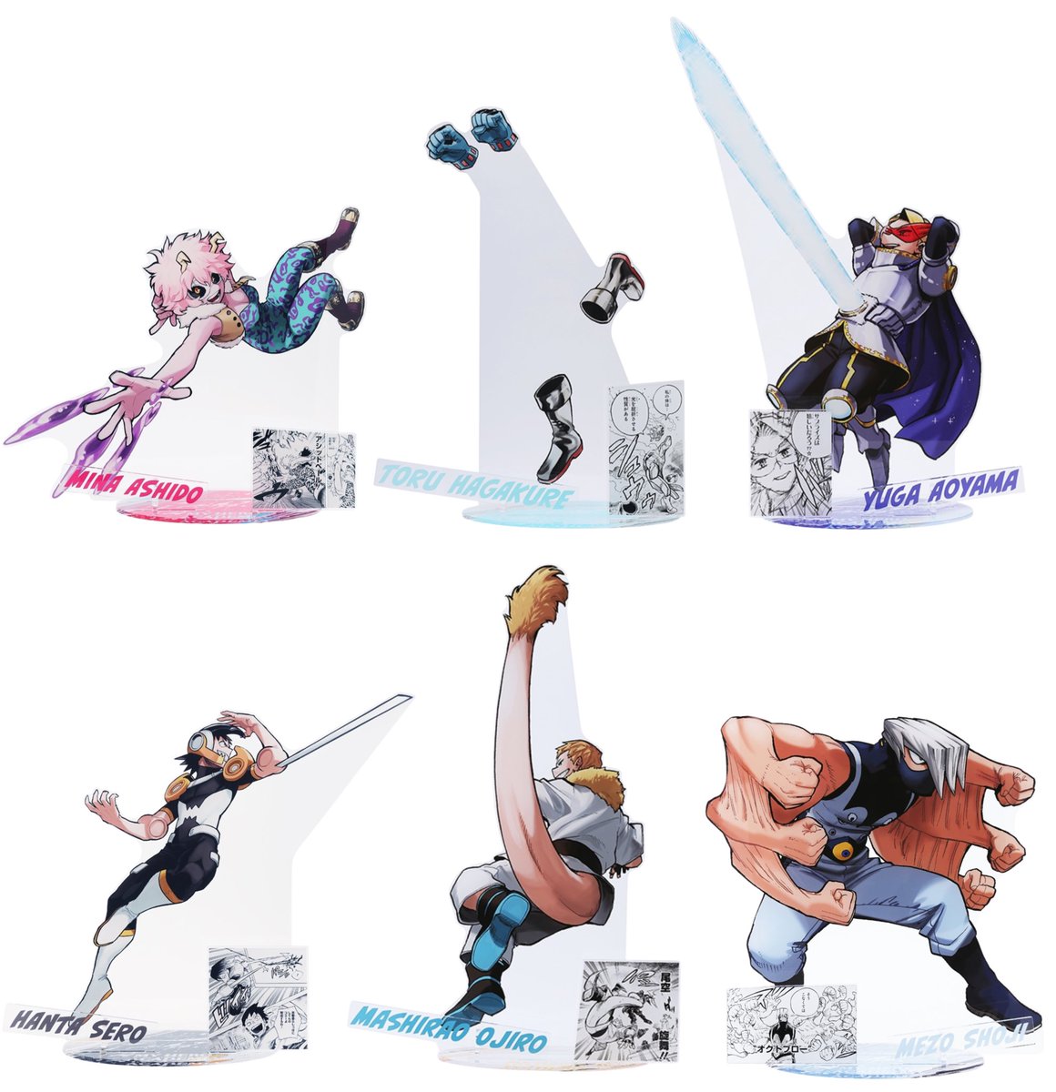 アクリルGIGAフィギュア③ 芦戸三奈（幅447mm×高さ370mm） 葉隠透（幅