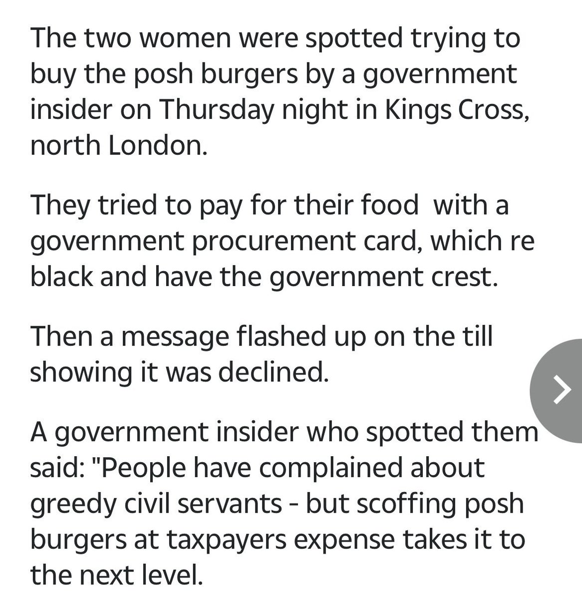 英国公务员用公务卡买"高档"汉堡遭拒,折射经济与消费文化差异 - 1