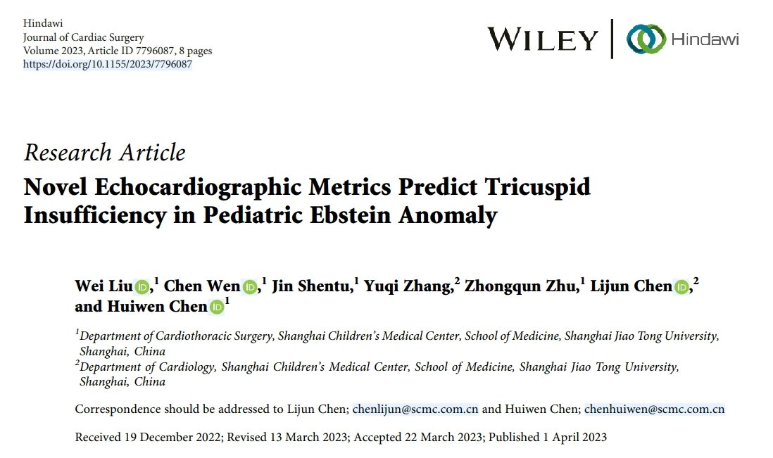 LaLoTomas3's tweet image. #echofirst #POCUS #CardioHack #CardioX 

Novel Echocardiographic Metrics Predict Tricuspid Insufficiency in Pediatric Ebstein Anomaly. 2023.

ALM, ALL, ALL-I

🔗📄⤵️
t.me/cardiocaribemx